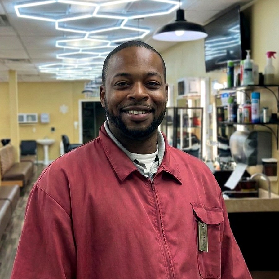 Jay, barber at Mr. O’s Barbershop